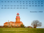 Kalenderbild Dezember 2002 - Leuchtturm Bastorf (Buk)