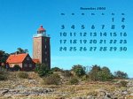 Kalenderbild November 2003 - Leuchtturm Svaneke (Bornholm - DK)