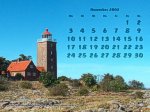 wallpaper November 2003 - lighthouse Svaneke (Bornholm - DK)