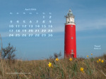 wallpaper April 2006 - lighthouse Texel (NL)