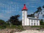 wallpaper August 2006 - lighthouse Pointe de Combrit (Bretagne)