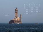 Kalenderbild Januar 2007 - Leuchtturm La Vieille - Bretagne (F)