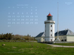 Kalenderbild Dezember 2007 - Leuchtturm Hanstholm (DK)