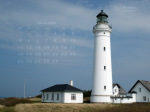 Kalenderbild Februar 2008 - Leuchtturm Hirtshals (DK)