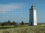 Kalenderbild September 2008 - Leuchtturm Hyllekrog (DK)