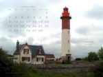 Kalenderbild Februar 2009 - Leuchtturm Cayeux (F)