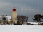 Kalenderbild Januar 2010 - Leuchtturm Westermarkelsdorf (D)