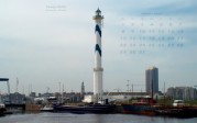 Kalenderbild Oktober 2007 - Leuchtturm Oostende (BEL)