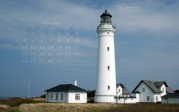 Kalenderbild Februar 2008 - Leuchtturm Hirtshals (DK)