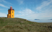 wallpaper February 2012 - lighthouse Hegranes (IS)