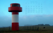wallpaper Dezember 2012 - lighthouse Nebel (D)