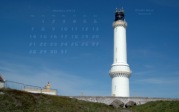 Kalenderbild Oktober 2013 - Leuchtturm Girdle Ness (SCO)