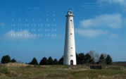 Kalenderbild April 2017 - Leuchtturm Schiermonnikoog (NL)