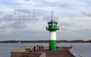 wallpaper September 2017 - pier light Travemünde (D)