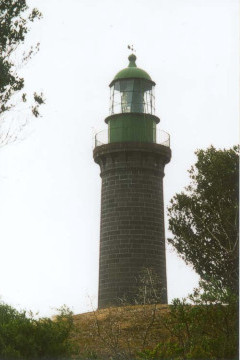 Schwarzer Leuchtturm Queenscliff