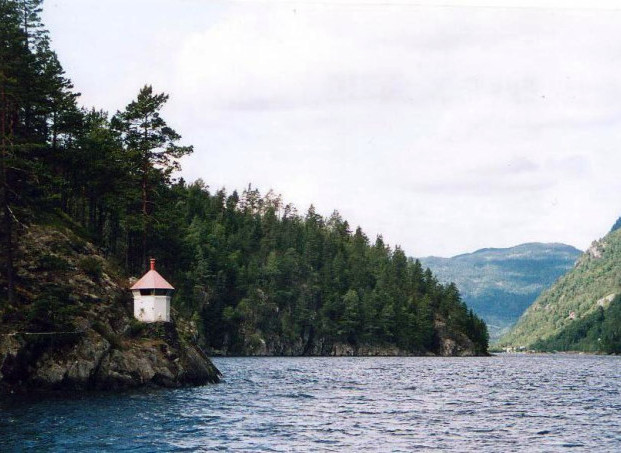 Leuchtturm Bandak in Norwegen