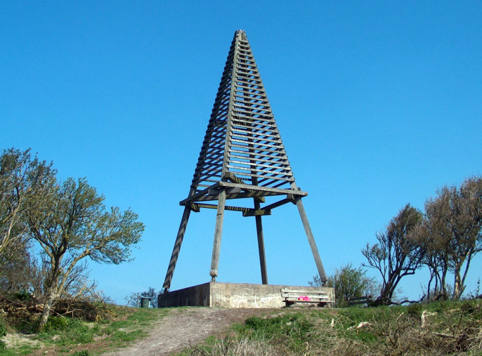 beacon Kobbeduin at Schiermonnikoog
