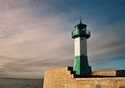 starboard pier light Sassnitz