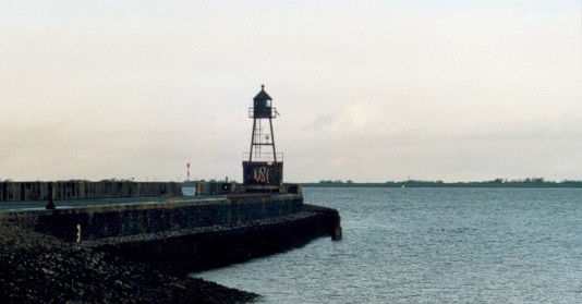 light marine pier Wilhelmshaven