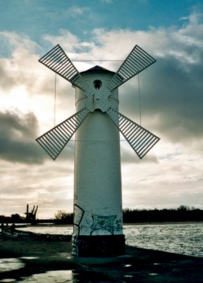 windmill fire winoujcie