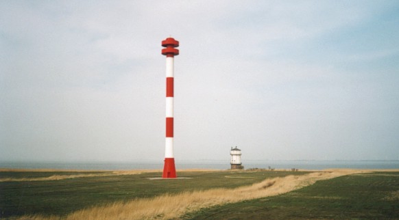 Oberfeuer und alter Turm Balje