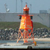 to the pier light west Esbjerg fishery port