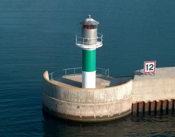 Steuerbord-Molenfeuer Visby (Gotland)