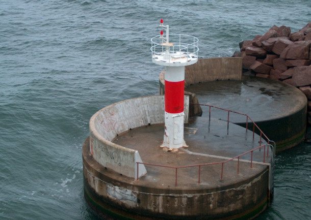 Backbord-pier light Visby (Gotland)