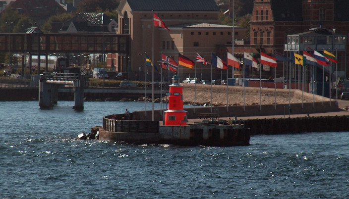 southern pier light Helsingør
