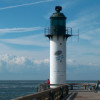 to the pier light West Calais