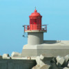 to the pier light East Calais