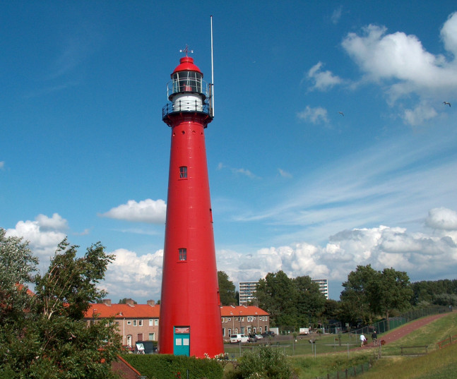 old rear light Hoek van Holland