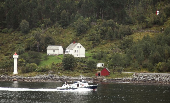 three lighthouses Ulvesund