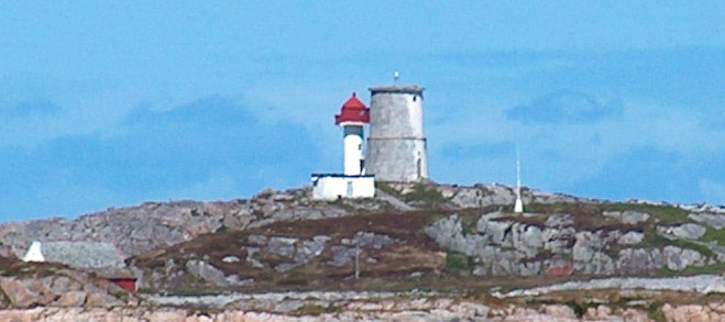 old and new lighthouse Kvitholmen