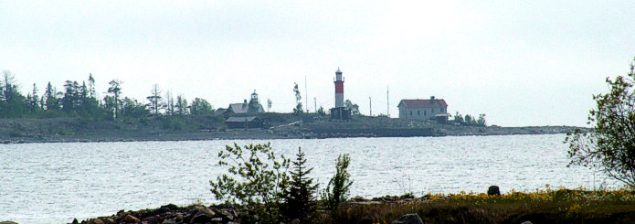 alter und neuer Leuchtturm Gåsören