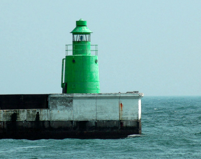 starboard pier light Skagen
