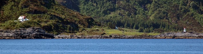 old and new lighthouse Hellevik