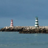 to the pier lights Marina de Vilamoura