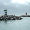 to the pier lights Quarteira West