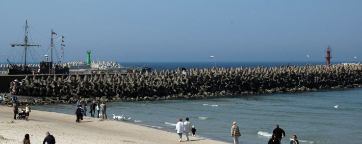 pier lights Koobrzeg