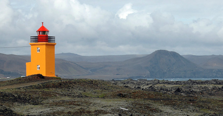 Leuchtturm Hópsnes