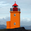 to the lighthouse Hópsnes