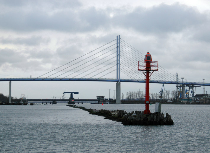 pier light Middle pier Stralsund