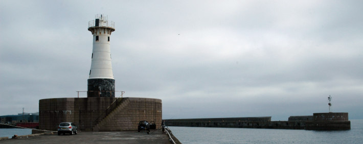 Molentürme Peterhead - Köpfe der Süd- und der Nordmole
