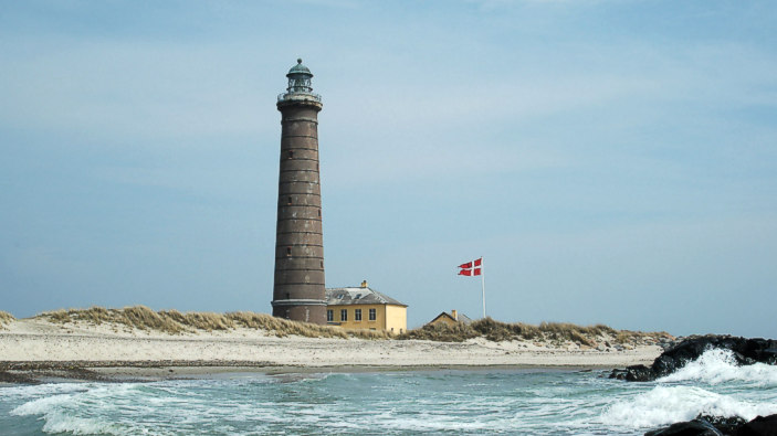 grey lighthouse Skagen