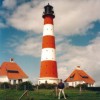 to the lighthouse Westerheversand