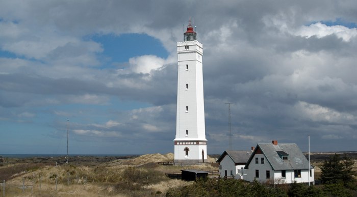 Leuchtturm Blåvandshuk aus Richtung Strand