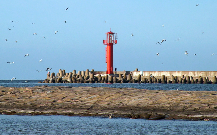 Breakwater East lighthouse winoujcie