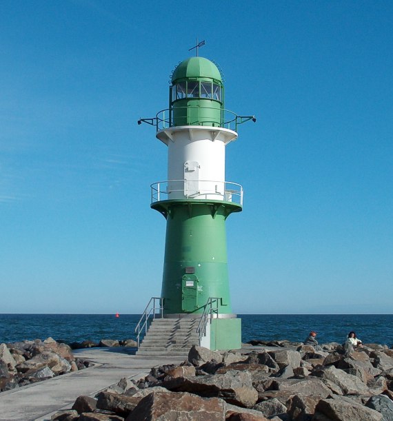 Steuerbord-Molenfeuer Warnemünde