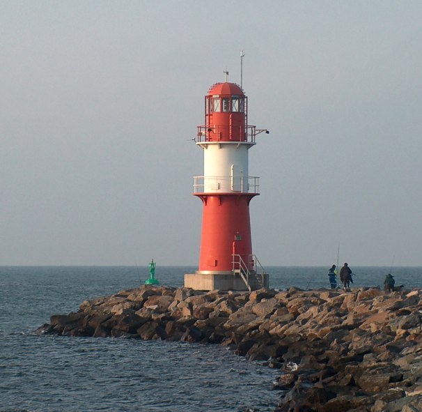 Backbord-Molenfeuer Warnemünde